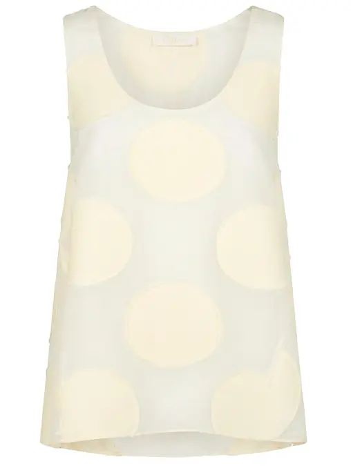 Топ шелковый CHLOE