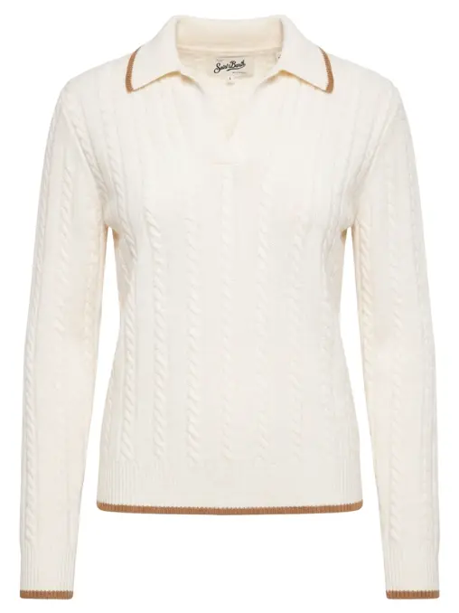 Поло из шерсти MC2 SAINT BARTH