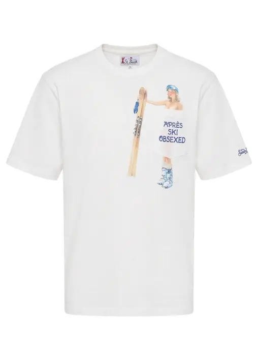 Футболка хлопковая MC2 SAINT BARTH