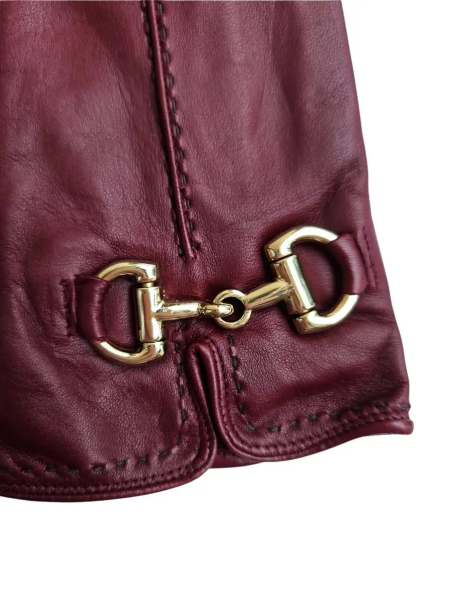 Перчатки кожаные