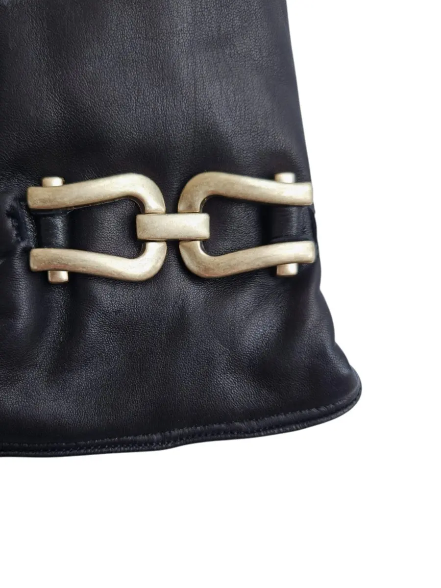 Перчатки кожаные