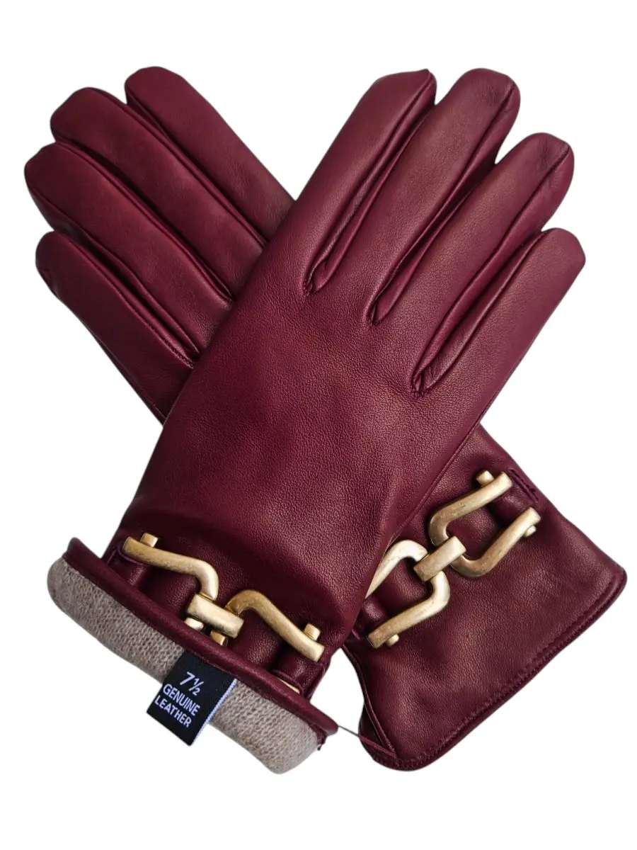 Перчатки кожаные