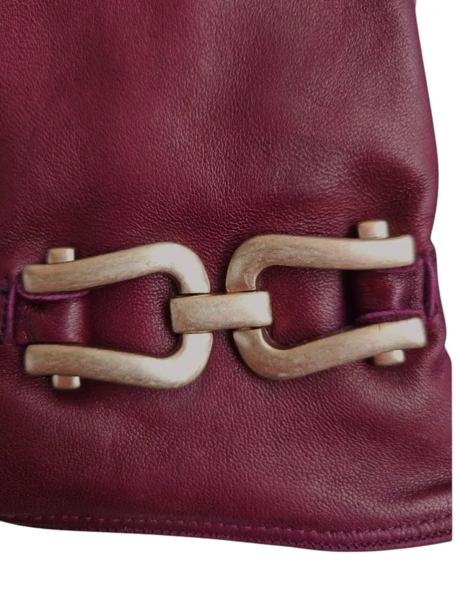 Перчатки кожаные