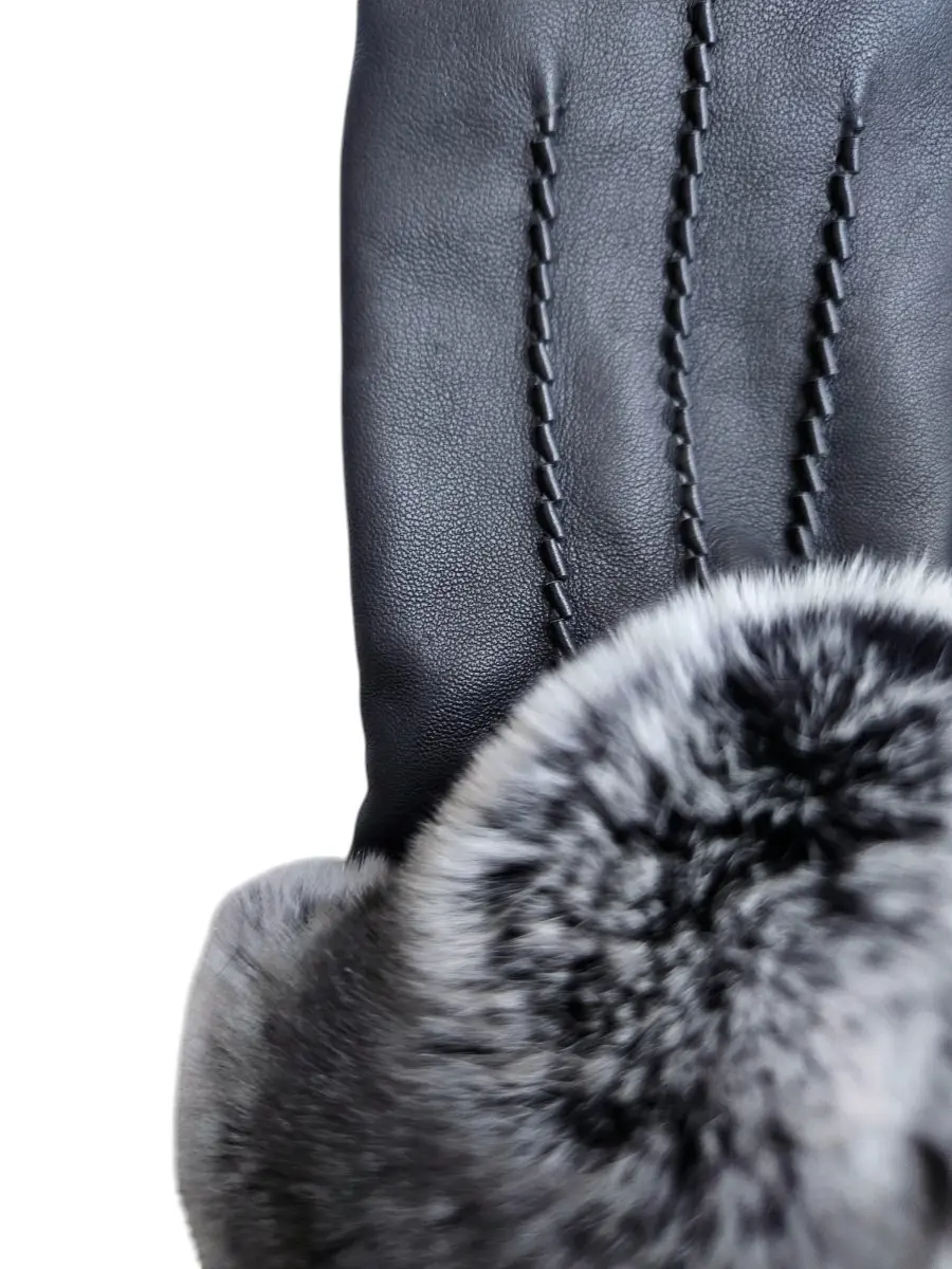 Перчатки кожаные