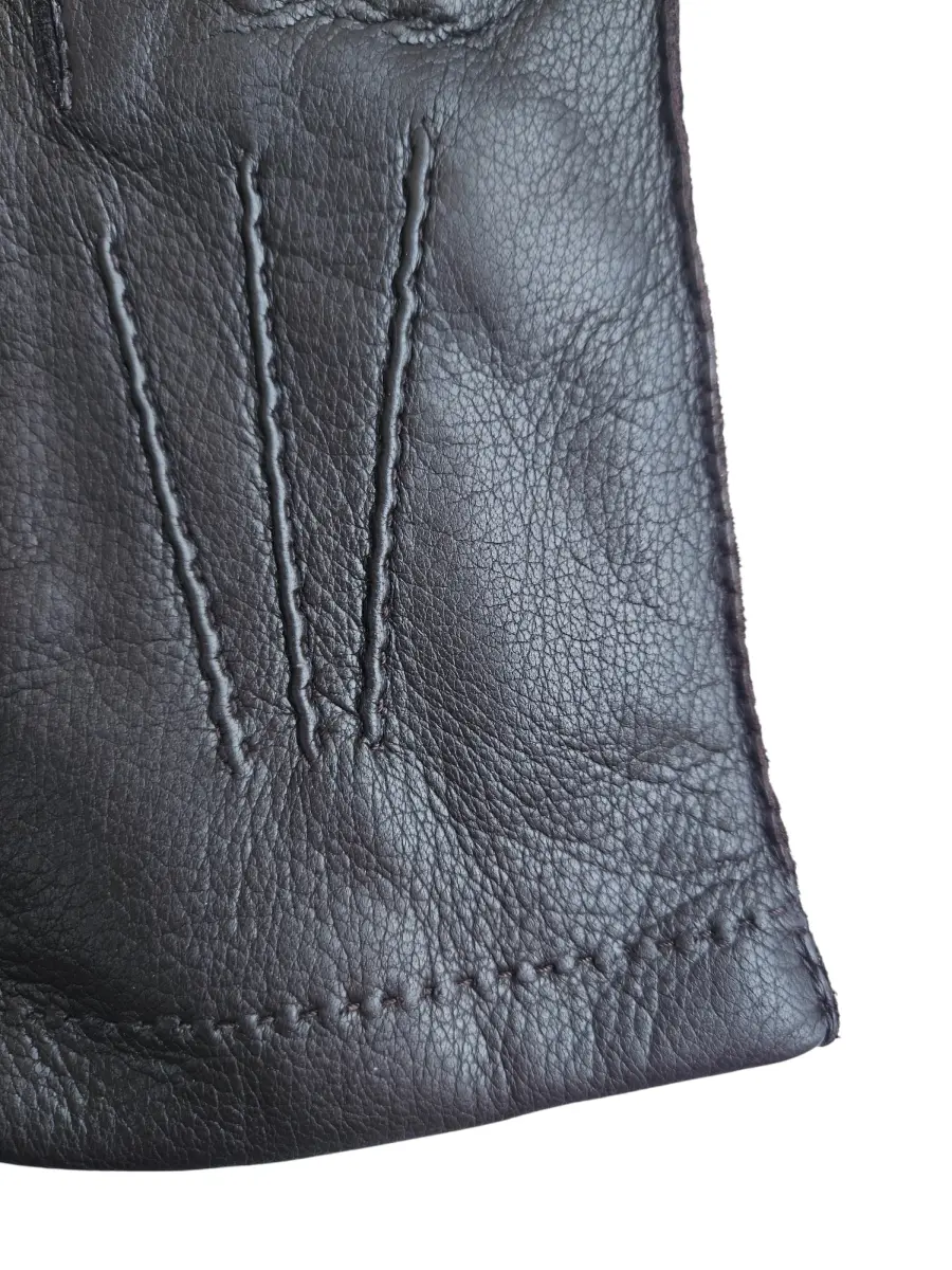 Перчатки кожаные