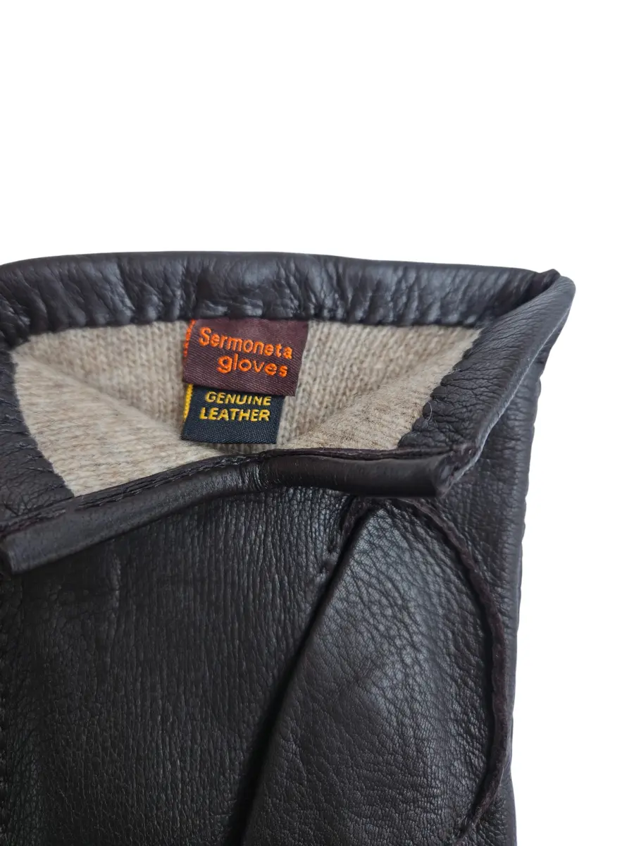 Перчатки кожаные