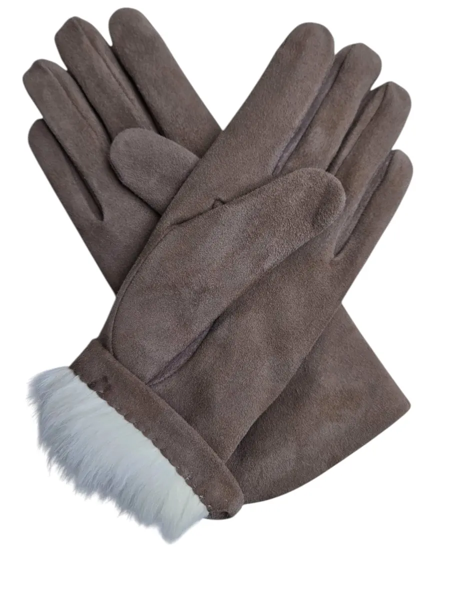 Перчатки замшевые