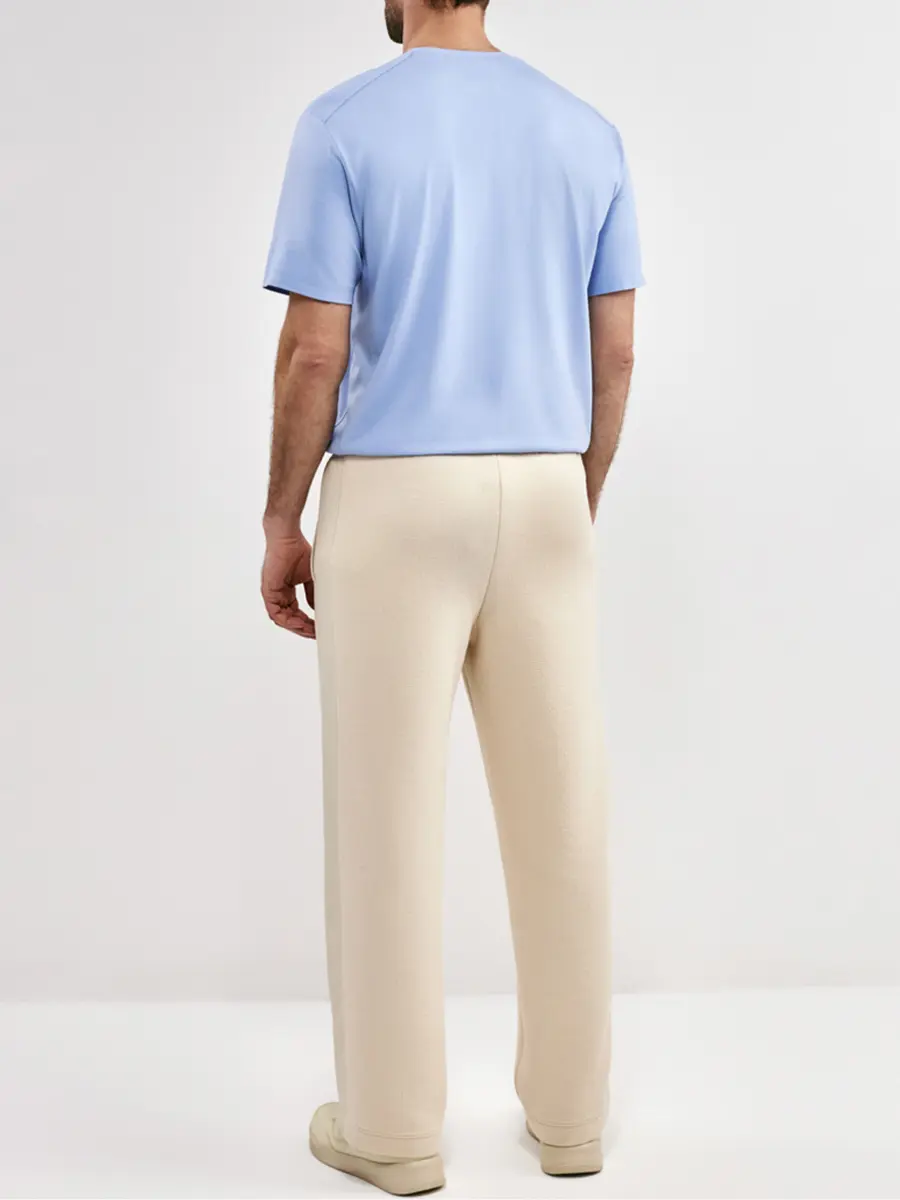 Брюки однотонные