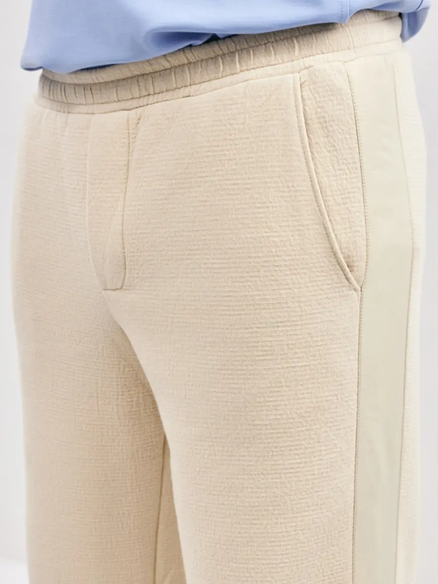 Брюки однотонные