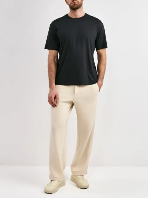 Футболка из хлопка и вискозы EDDER