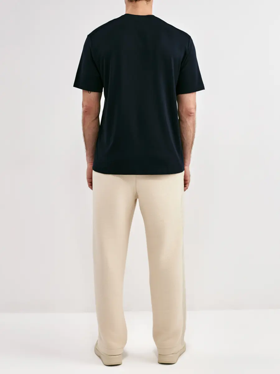 Футболка из хлопка и вискозы