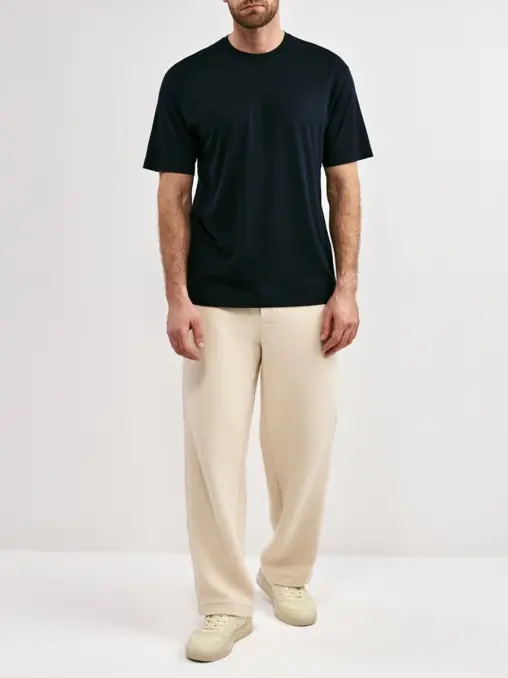 Футболка из хлопка и вискозы EDDER