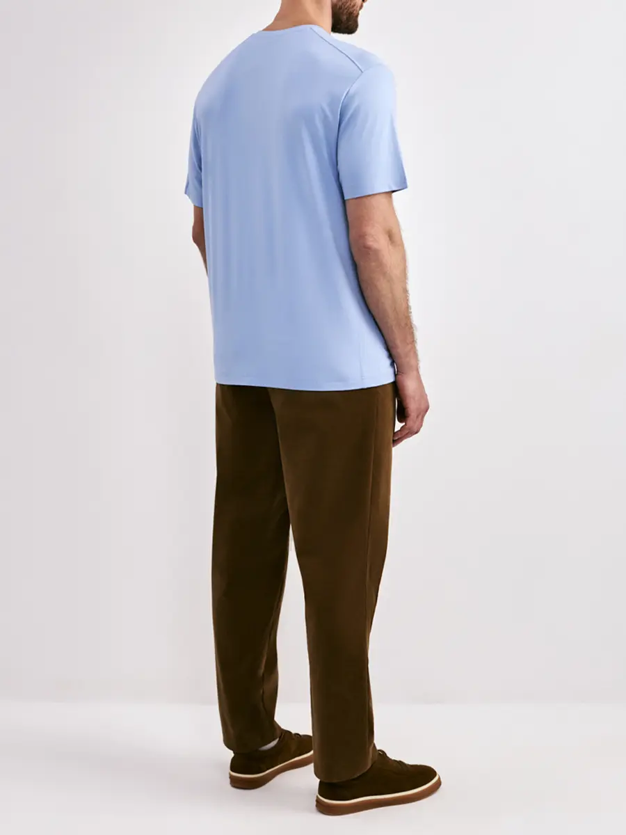 Футболка из хлопка и вискозы