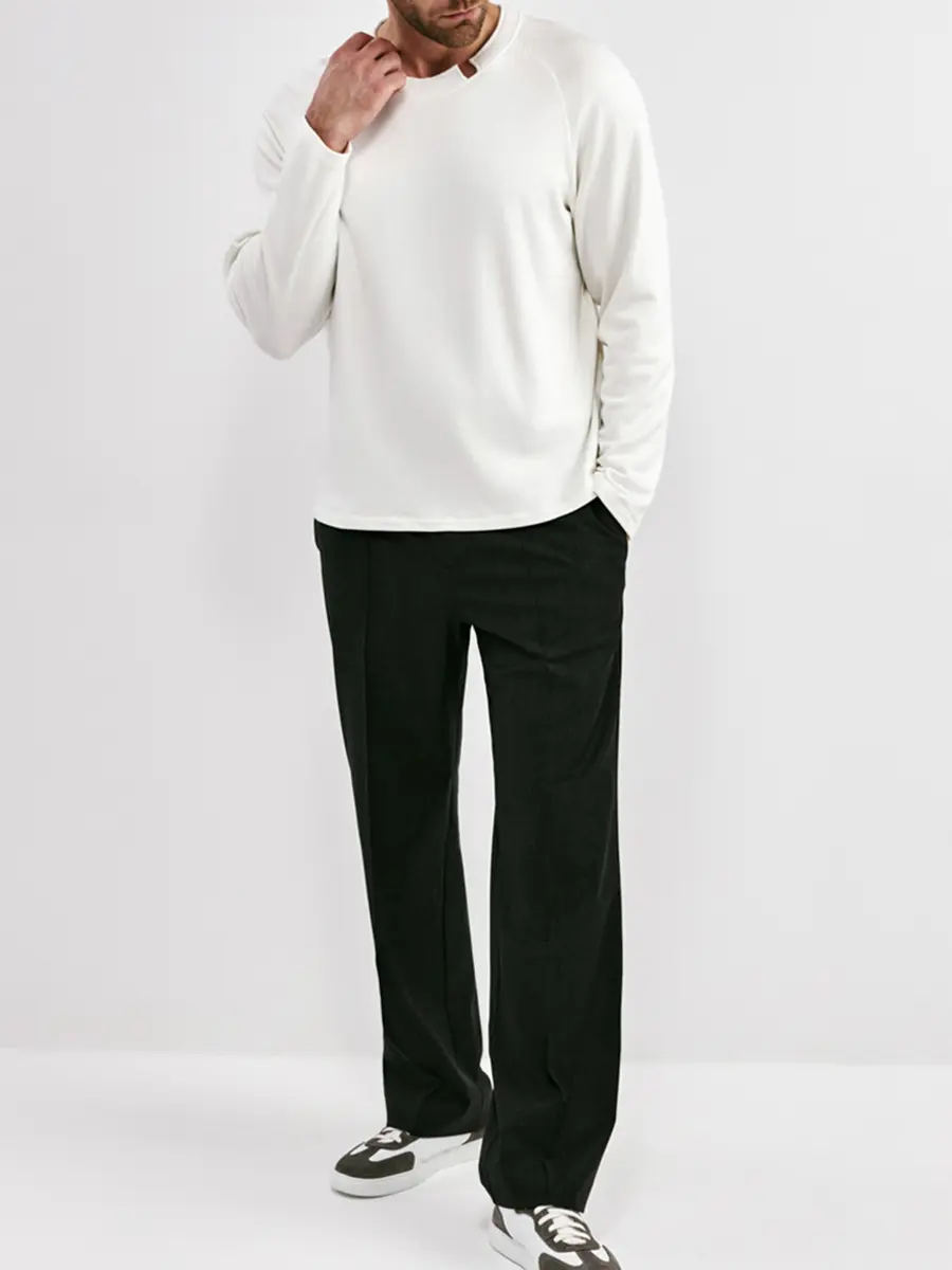 Брюки из шерсти и вискозы