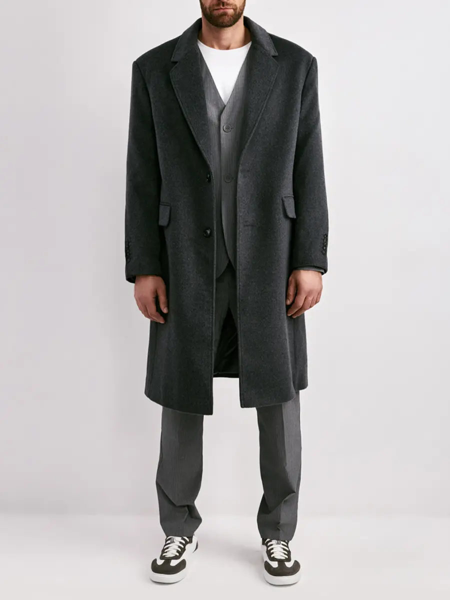 Пальто шерстяное