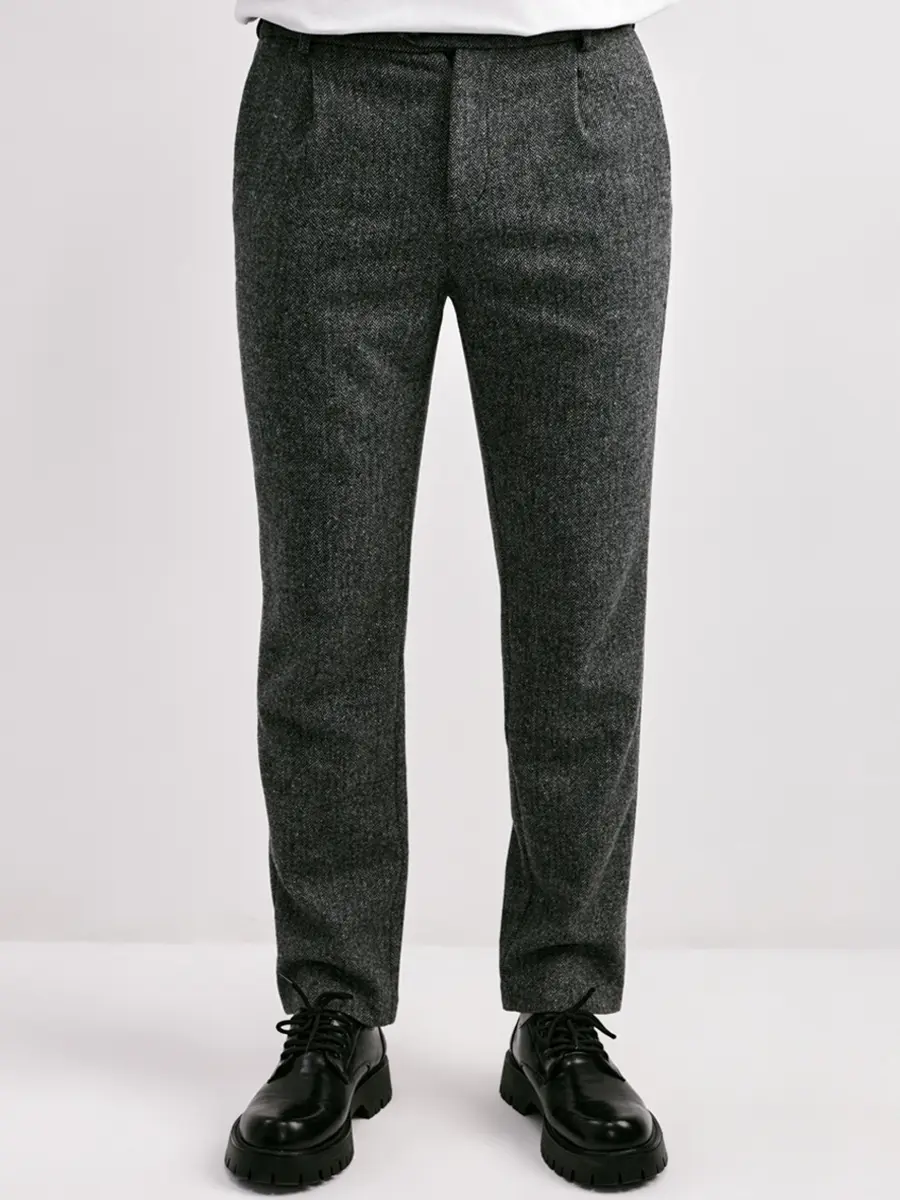 Брюки шерстяные