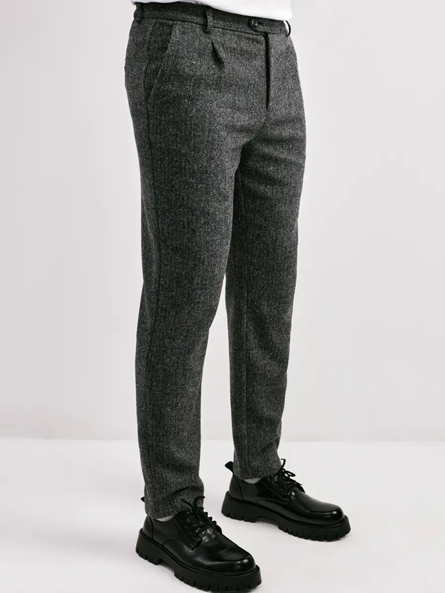 Брюки шерстяные