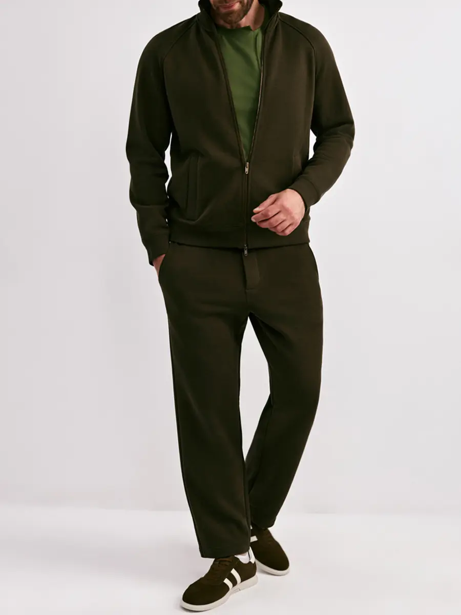 Брюки из хлопка и вискозы