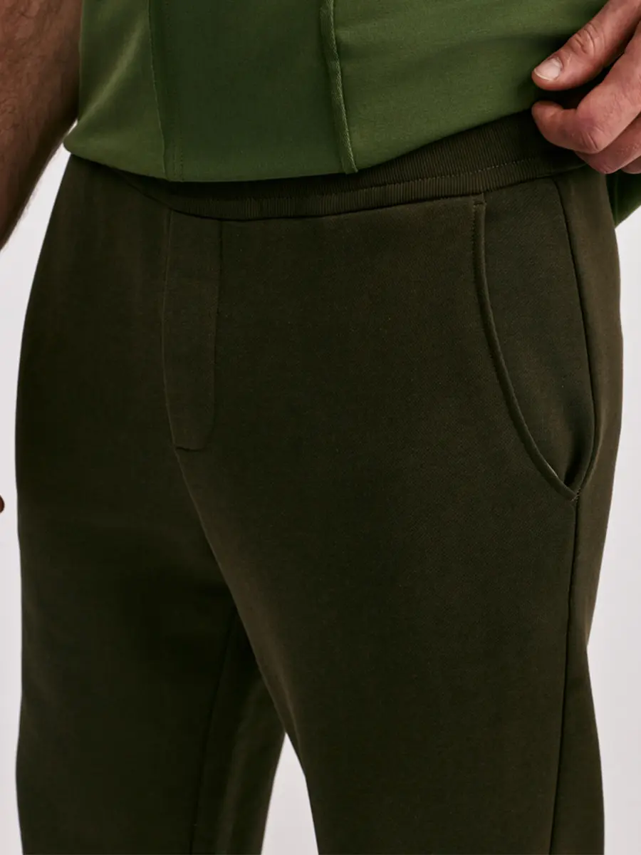 Брюки из хлопка и вискозы