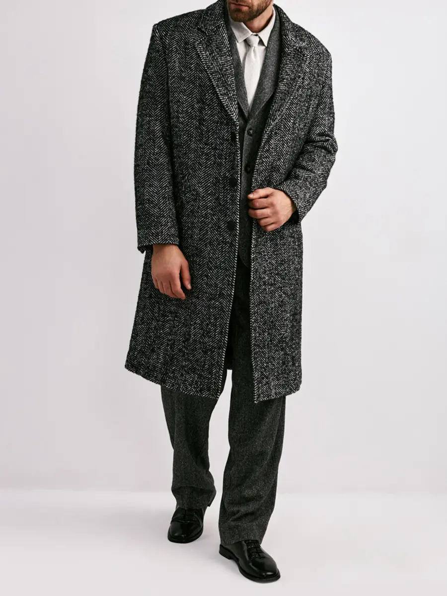 Пальто шерстяное