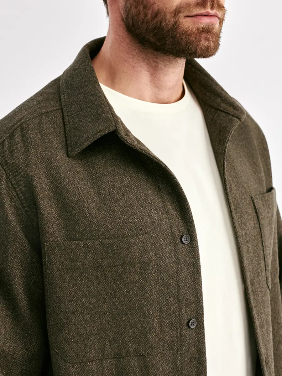 Рубашка шерстяная