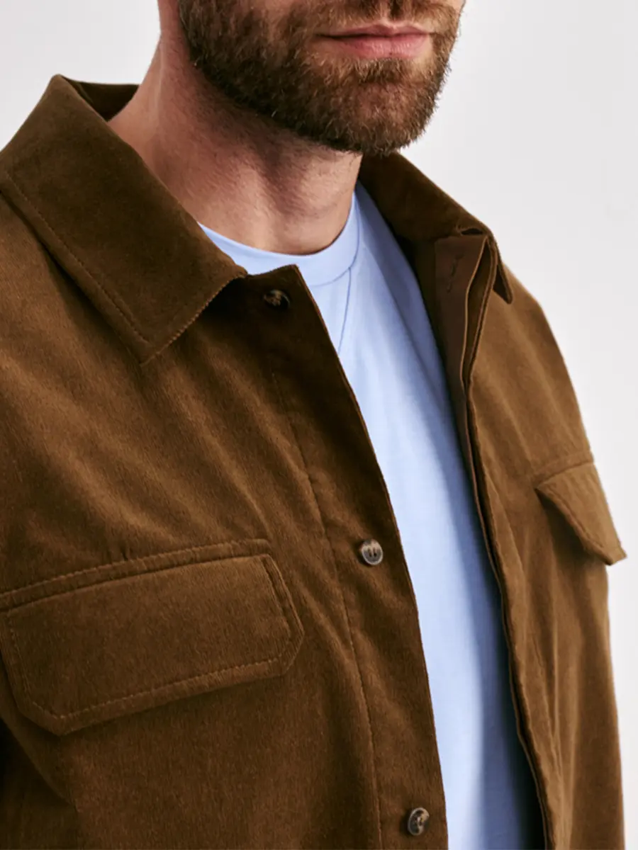 Рубашка вельветовая