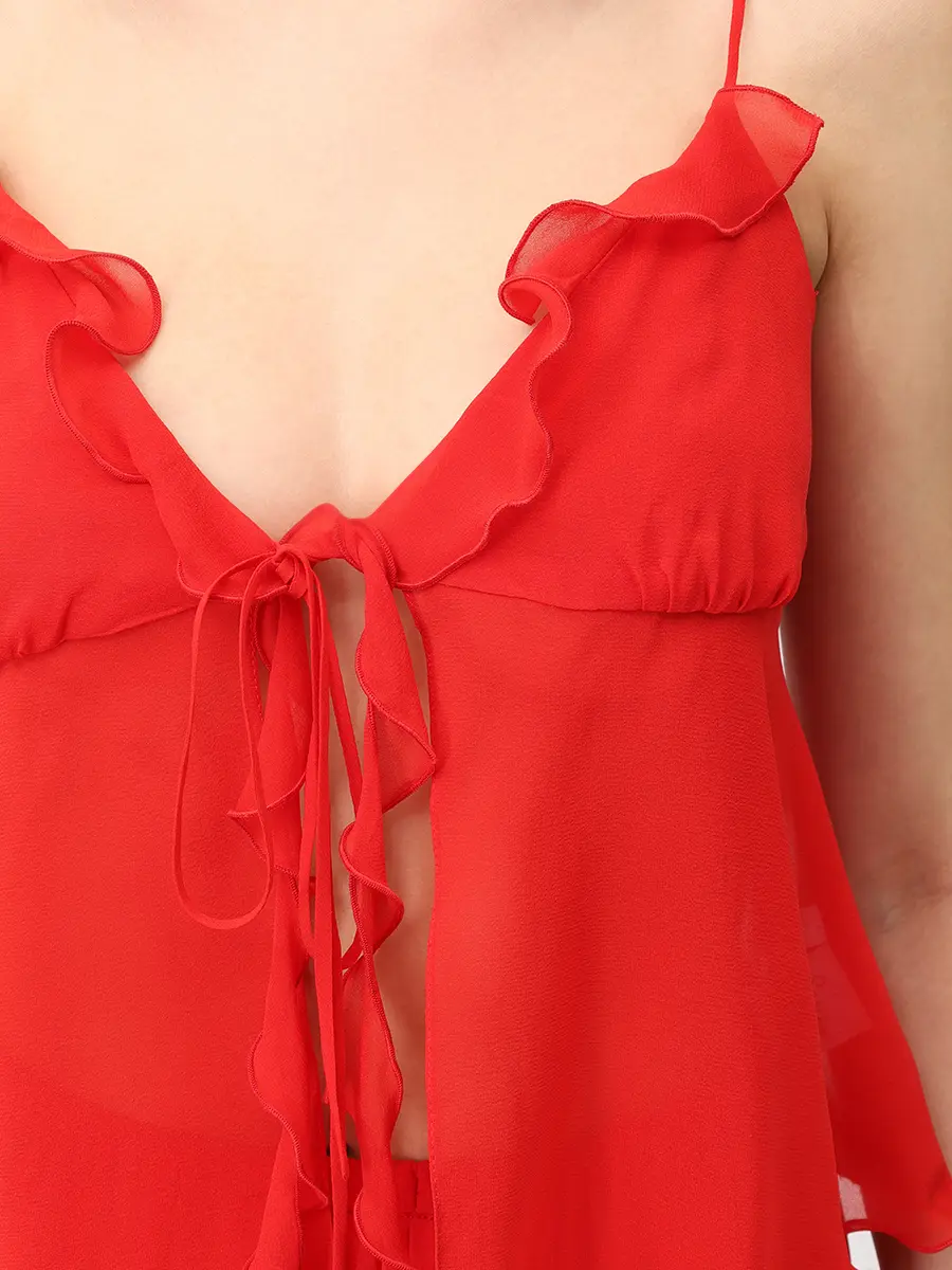 Топ шелковый