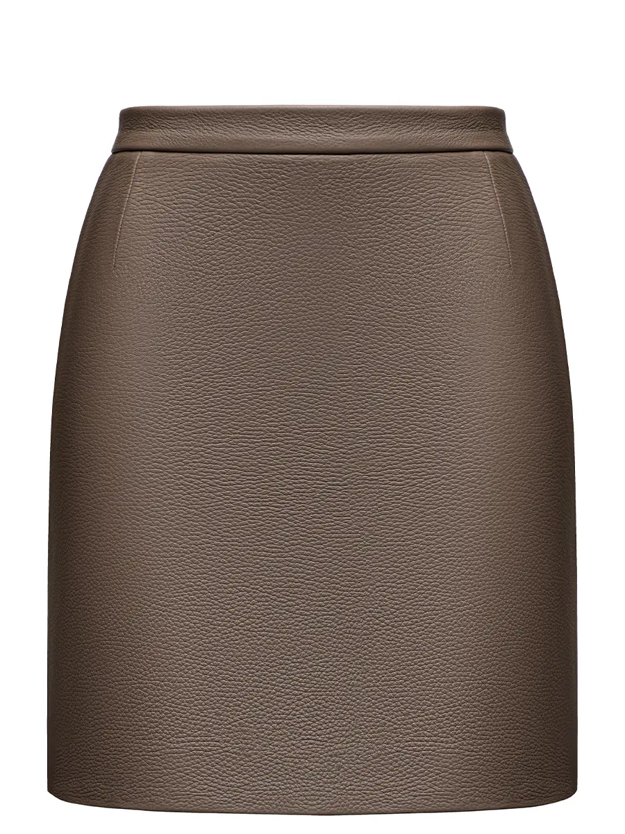 Юбка кожаная