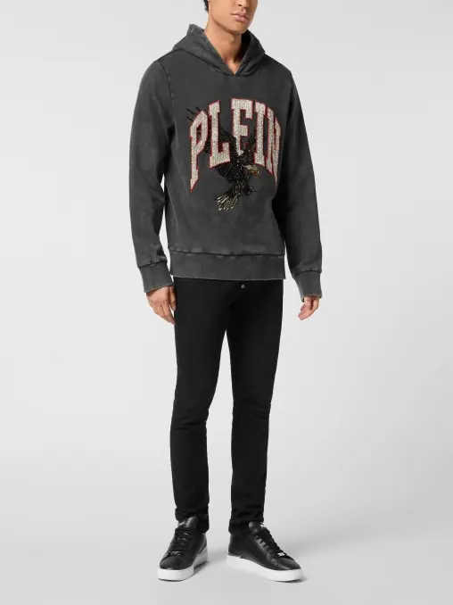 Худи хлопковое PHILIPP PLEIN