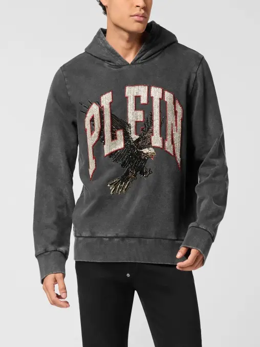 Худи хлопковое PHILIPP PLEIN