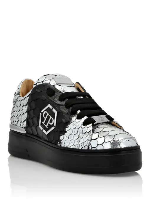 Кеды из кожи питона PHILIPP PLEIN