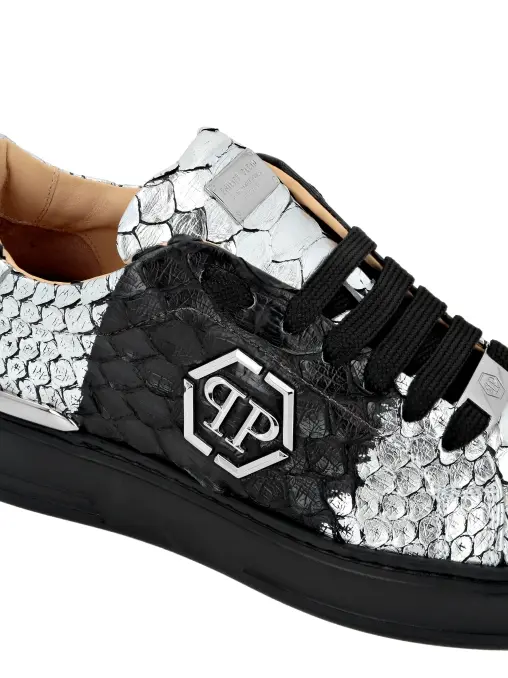 Кеды из кожи питона PHILIPP PLEIN