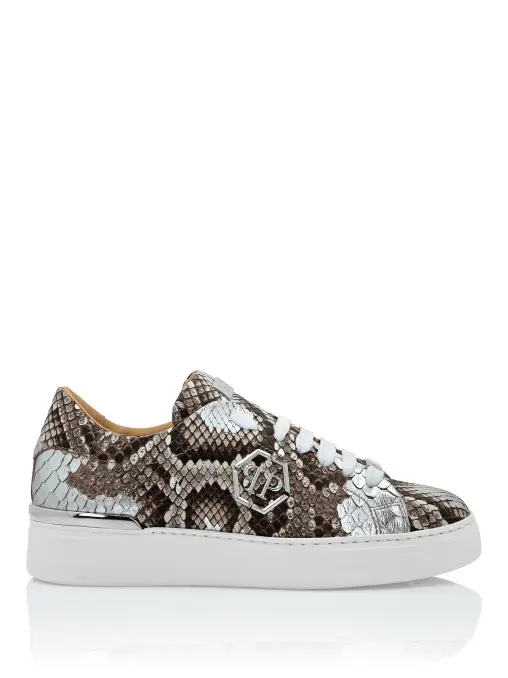 Кеды из кожи питона PHILIPP PLEIN