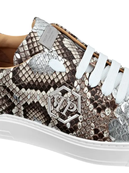 Кеды из кожи питона PHILIPP PLEIN