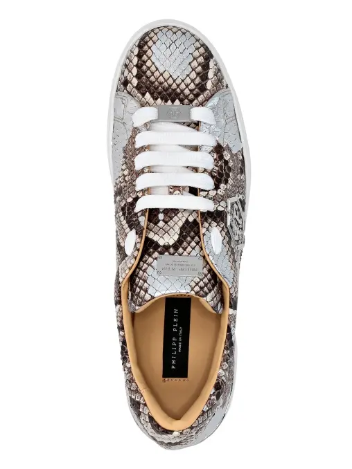 Кеды из кожи питона PHILIPP PLEIN