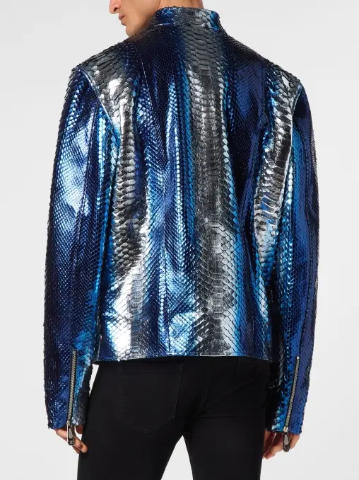 Куртка из кожи питона PHILIPP PLEIN