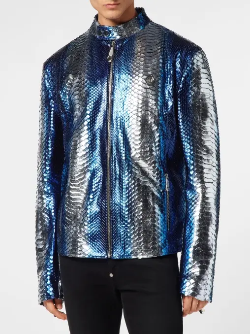 Куртка из кожи питона PHILIPP PLEIN