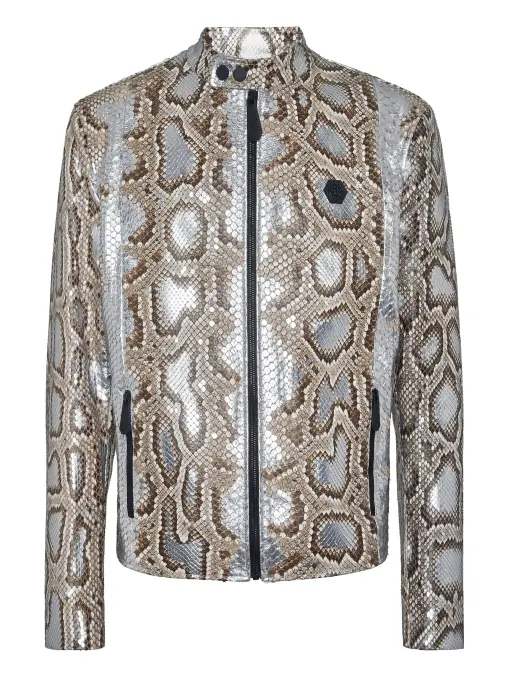 Куртка из кожи питона PHILIPP PLEIN