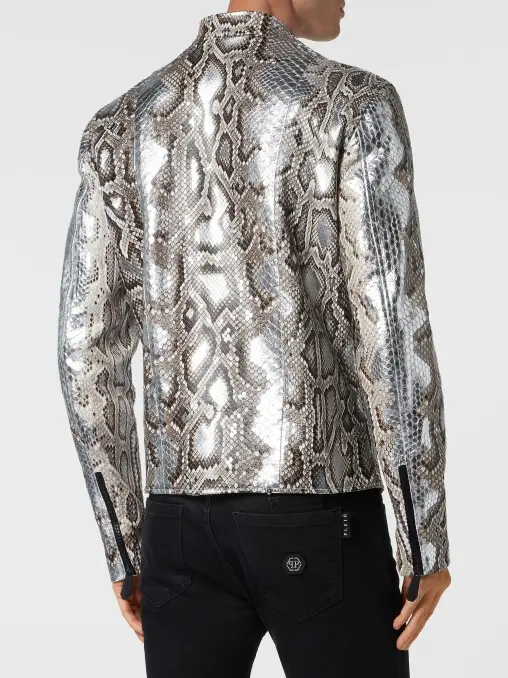 Куртка из кожи питона PHILIPP PLEIN