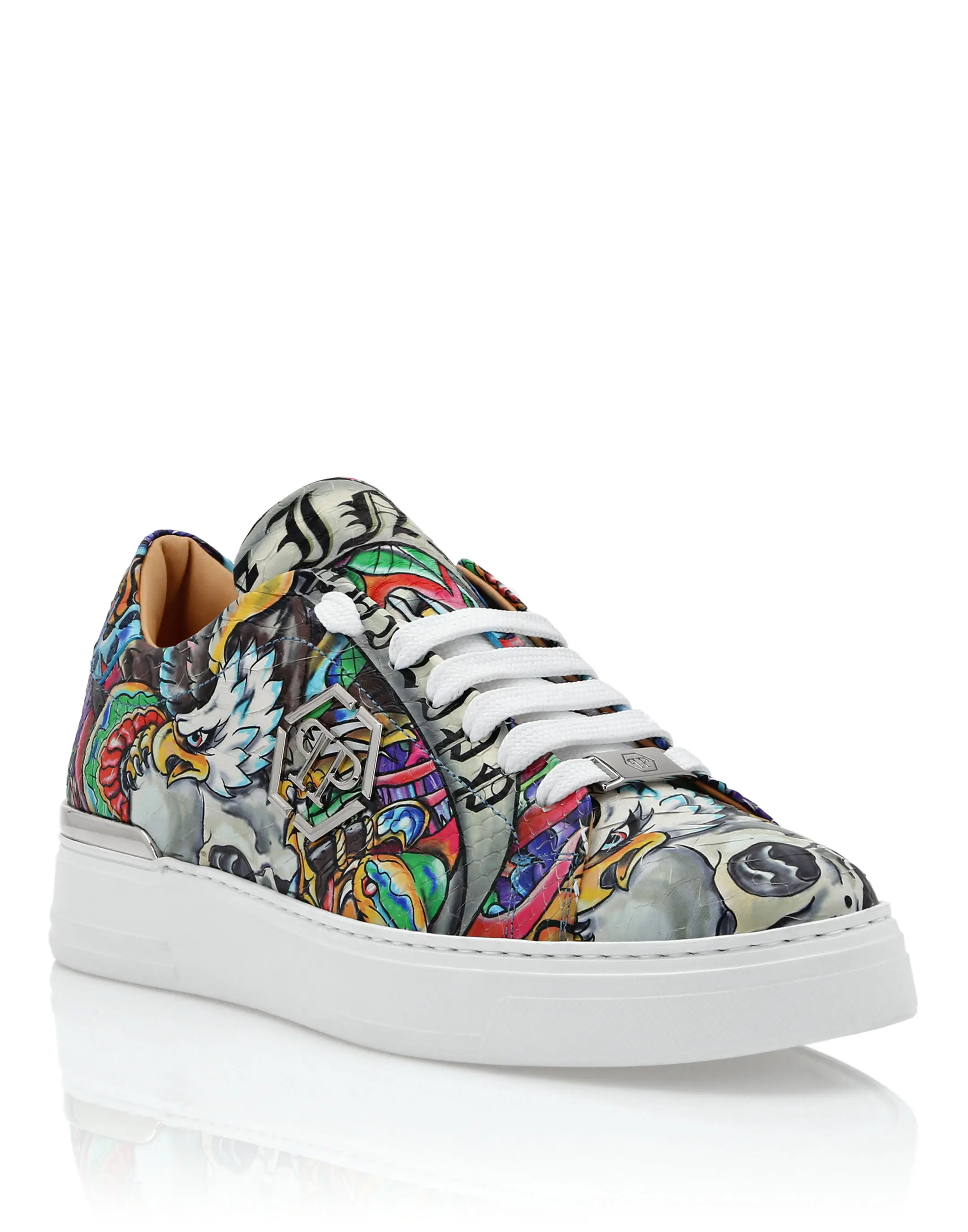 Кеды из кожи питона