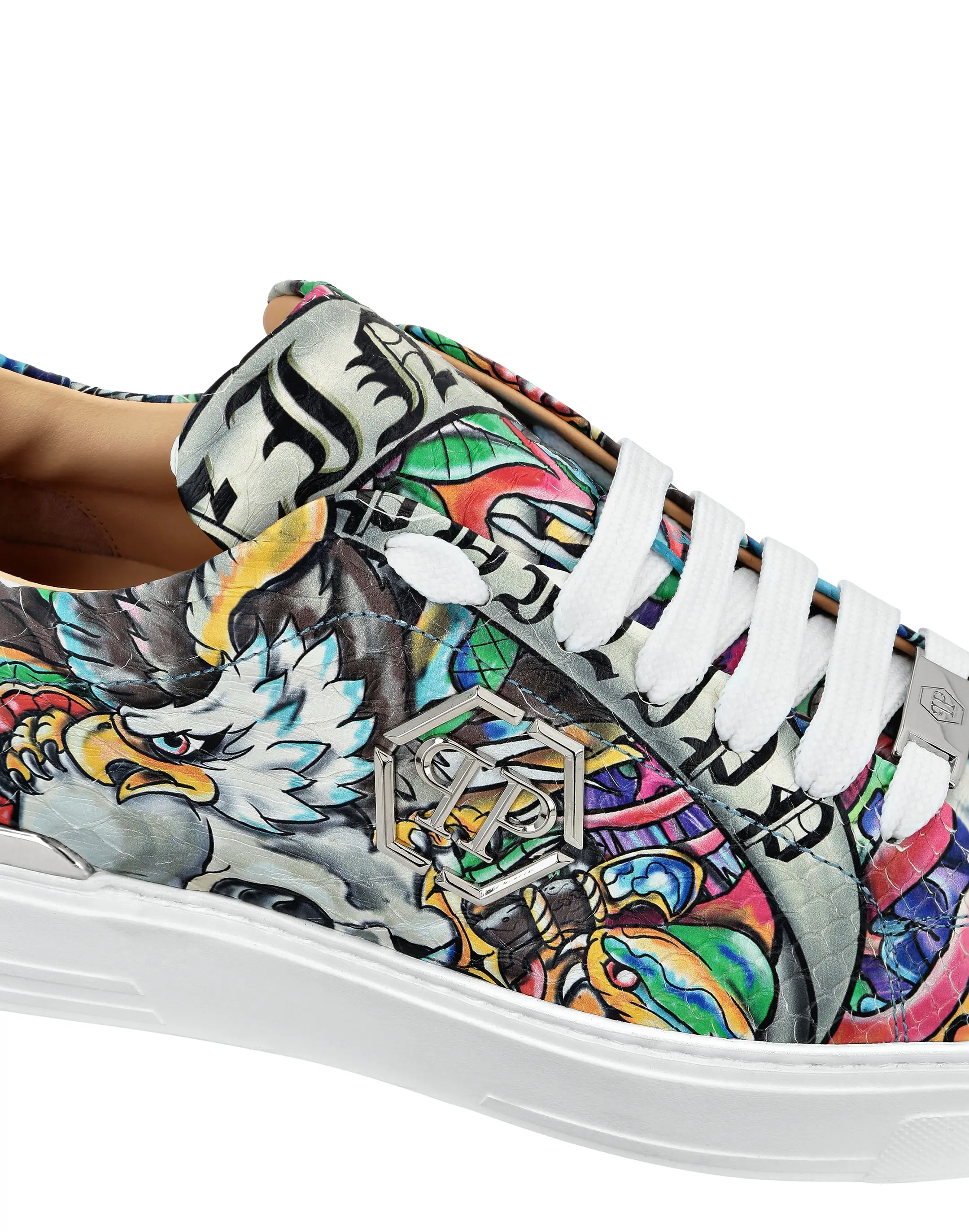 Кеды из кожи питона