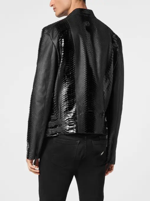 Куртка из кожи питона PHILIPP PLEIN
