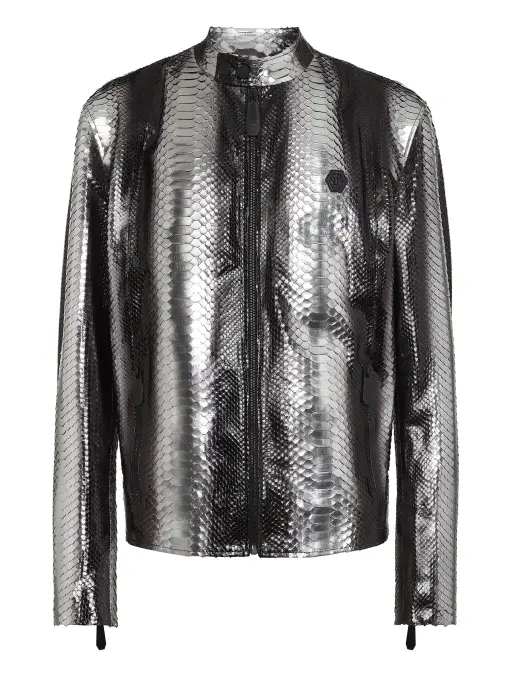Куртка из кожи питона PHILIPP PLEIN