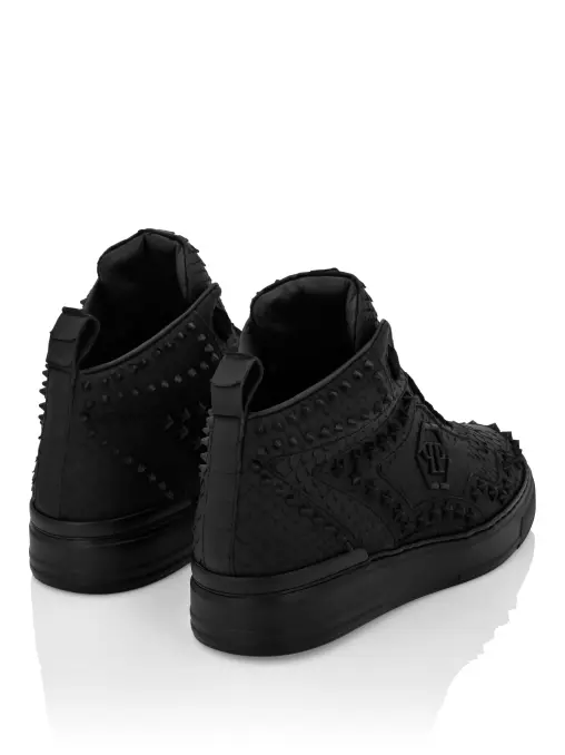 Кеды из кожи питона PHILIPP PLEIN