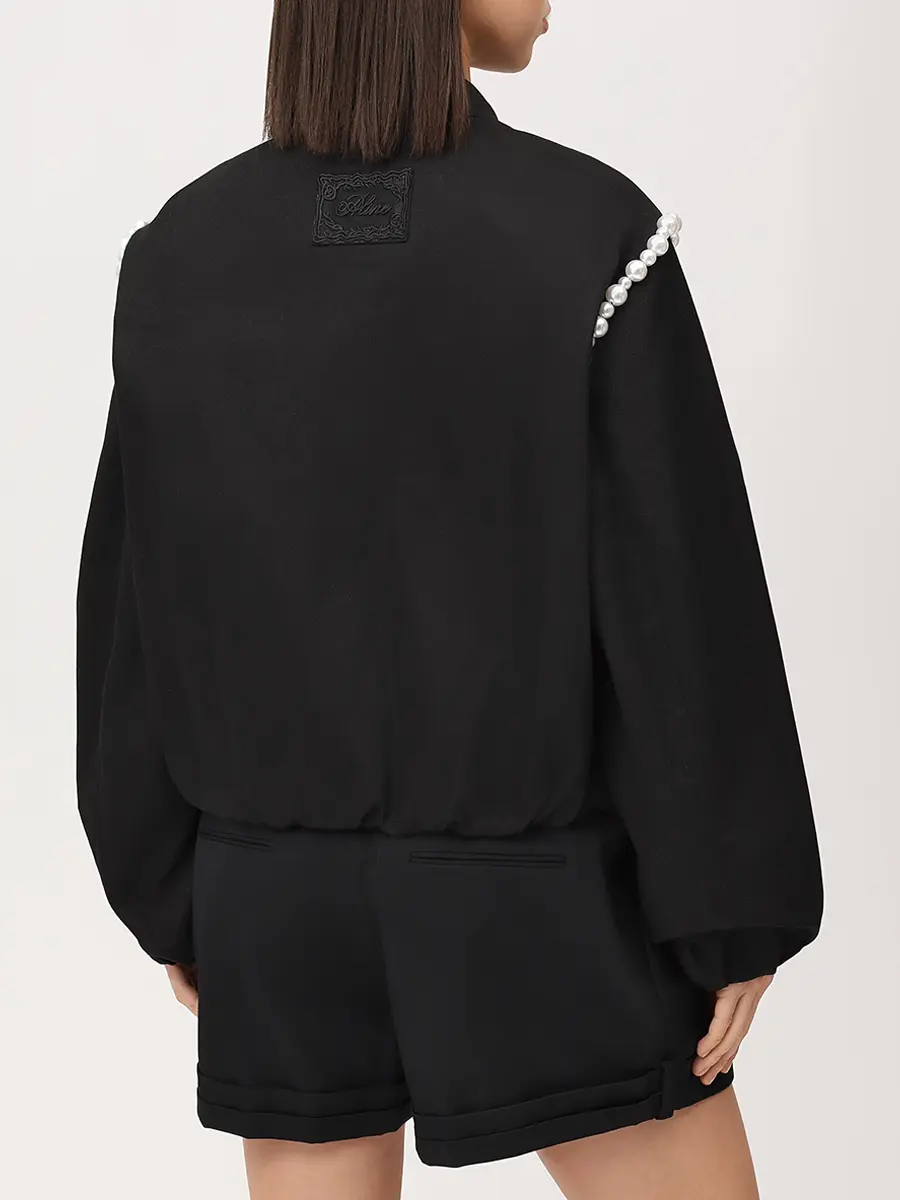 Бомбер джинсовый