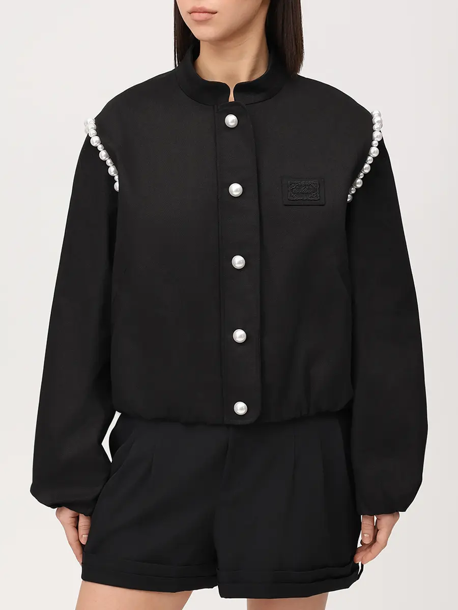 Бомбер джинсовый