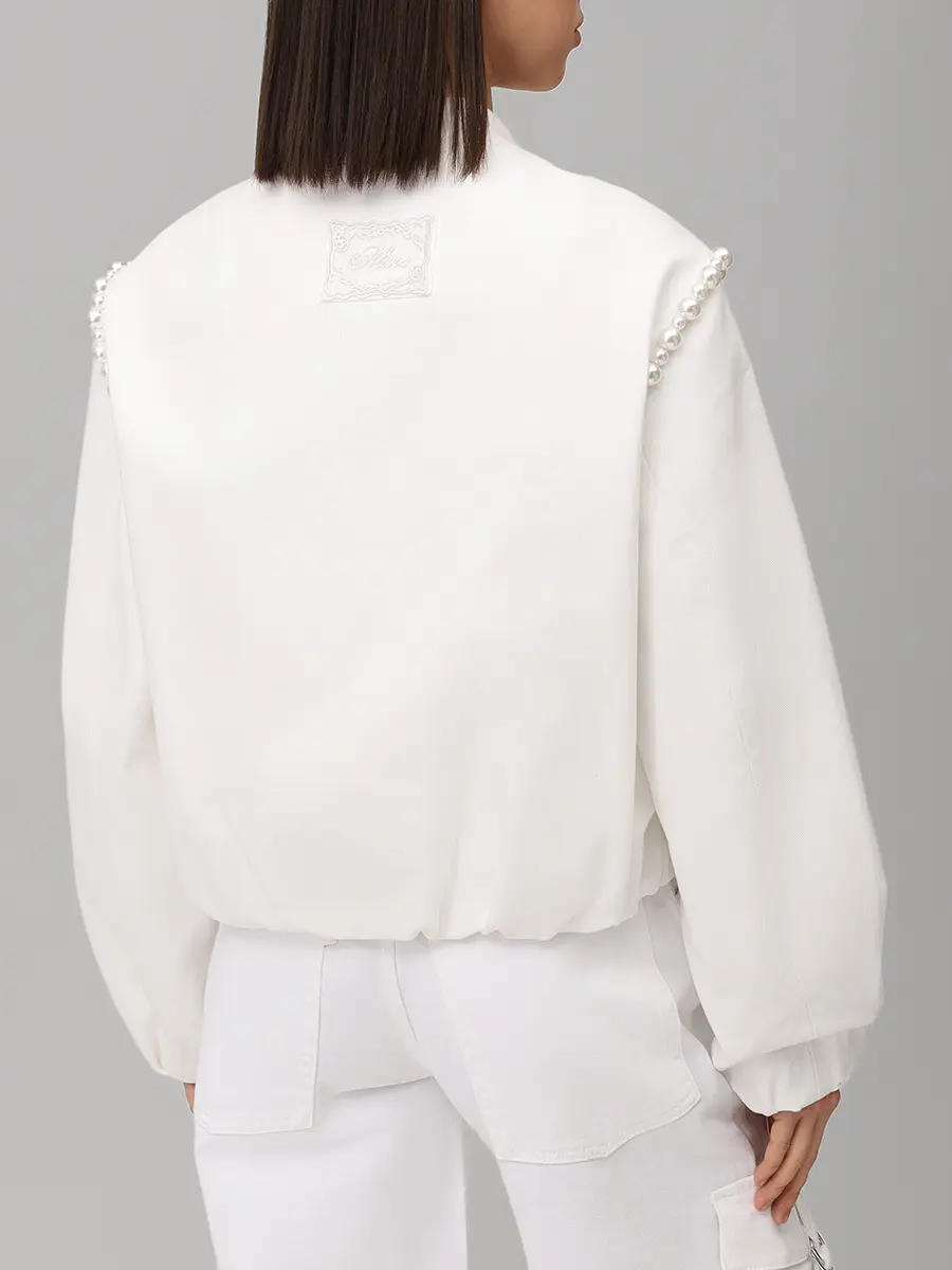 Бомбер джинсовый