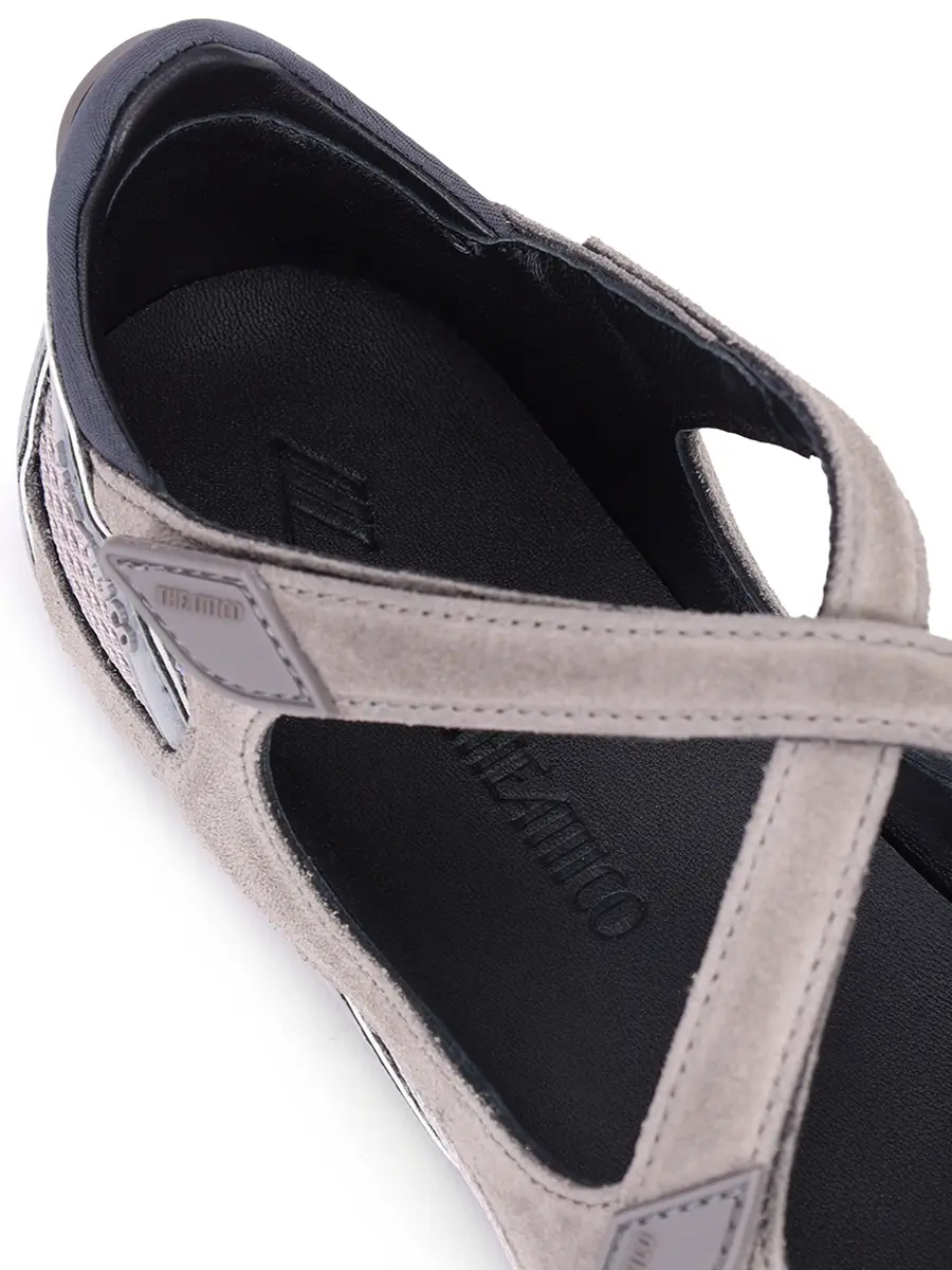 Балетки комбинированные