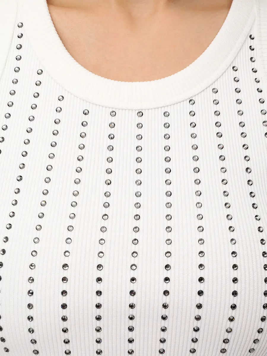 Топ со стразами