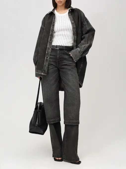 Топ со стразами THEATTICO